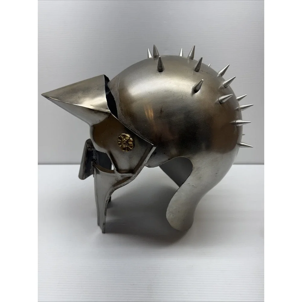 Hand Made- MF Doom Gladiator Mad-villain Steel Face Armor Medieval Full Helmet